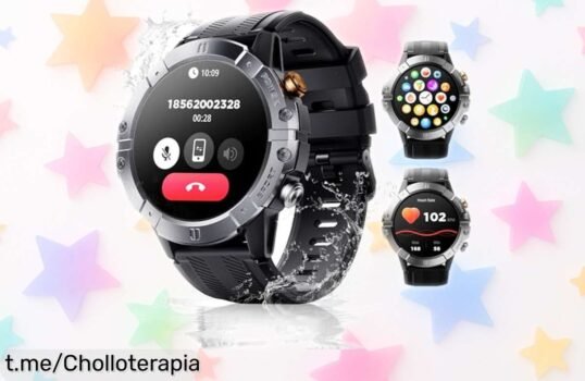 Impresionante reloj inteligente SANAG para hombre con pantalla grande y 120 modos deportivos a precio loco, ¡aprovéchalo antes de que desaparezca!