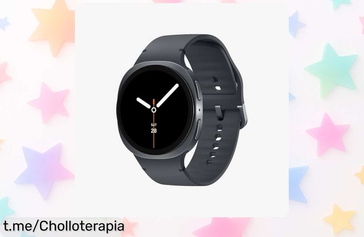 Impresionante reloj inteligente Samsung Galaxy Watch8 para cuidar tu salud y deporte; ¡ofertón única que no puedes dejar pasar hoy mismo!