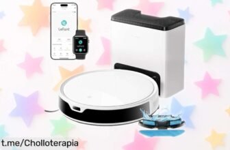 Impresionante robot aspirador y fregasuelos Lefant M350 con vaciado automático, ideal para mantener tu hogar impecable sin esfuerzo. ¡No dejes escapar este ofertón que todos quieren!