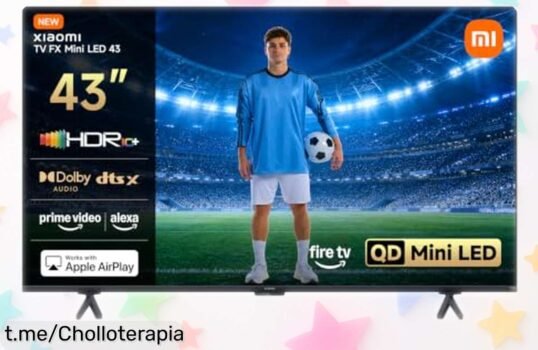 Impresionante tele Xiaomi TV FX Mini LED 4K de 43” a precio loco: sumérgete en el cine desde casa con colores vibrantes y sonido envolvente, no te la pierdas, queda poco tiempo.