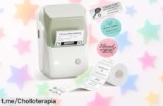 Impresora de etiquetas Bluetooth NIIMBOT B1 con rollo incluido a precio loco: Organiza todo y saca partido a esta oferta que no vas a querer dejar escapar.