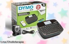 Impresora de etiquetas portátil DYMO LabelManager Executive 640 CB a precio loco, ¡con soporte Bluetooth y batería recargable! No te quedes sin la tuya, este chollo vuela rápido.