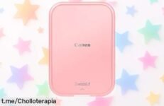 Impresora de fotos compacta Canon Zoemini 2 a precio loco: imprime pegatinas directas desde tu móvil y da vida a tus recuerdos ya, ¿te lo vas a perder?