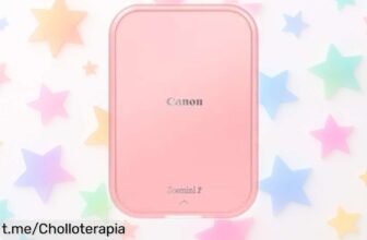 Impresora de fotos compacta Canon Zoemini 2 a precio loco: imprime pegatinas directas desde tu móvil y da vida a tus recuerdos ya, ¿te lo vas a perder?