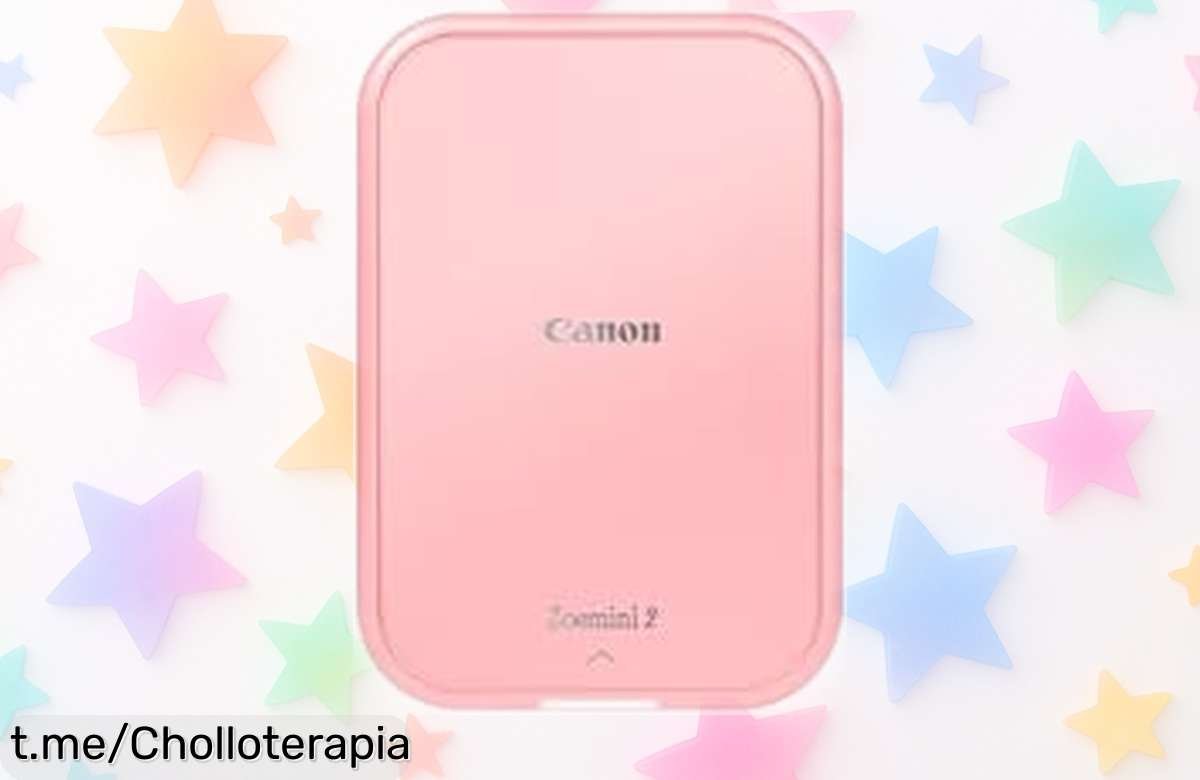 Impresora de fotos compacta Canon Zoemini 2 a precio loco: imprime pegatinas directas desde tu móvil y da vida a tus recuerdos ya, ¿te lo vas a perder?