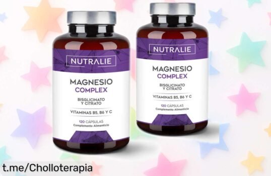 Impulsa tu energía con el pack de magnesio Complex de Nutralie, ¡un ofertón que te revitaliza y cuida tu cuerpo sin esfuerzo!