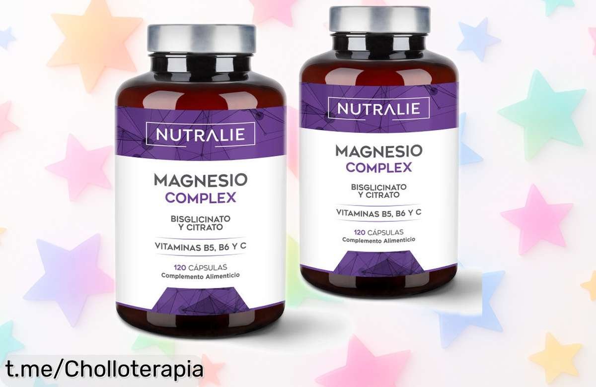 Impulsa tu energía con el pack de magnesio Complex de Nutralie, ¡un ofertón que te revitaliza y cuida tu cuerpo sin esfuerzo!