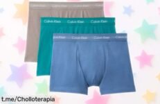 Impulsa tu estilo con el pack de 3 bóxers Calvin Klein, diseño exclusivo y calidad increíble a un precio rebajado que no puedes dejar escapar. ¡Hazte con ellos ya!