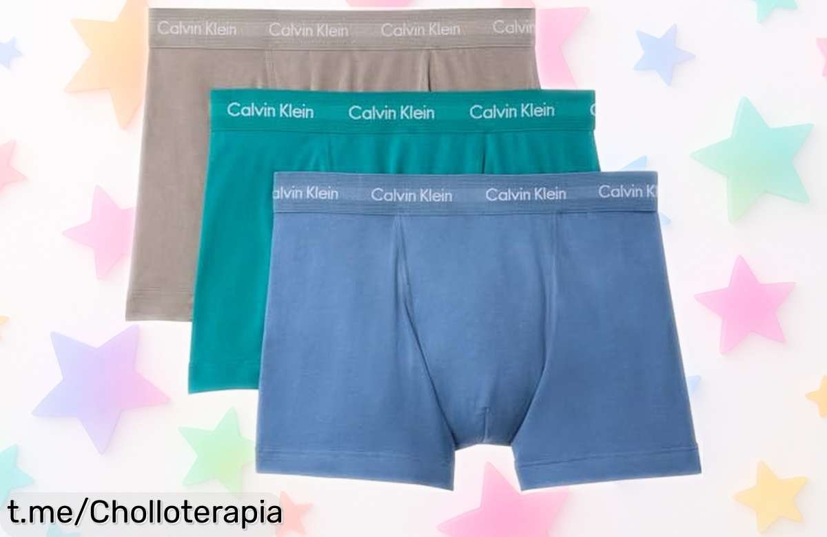 Impulsa tu estilo con el pack de 3 bóxers Calvin Klein, diseño exclusivo y calidad increíble a un precio rebajado que no puedes dejar escapar. ¡Hazte con ellos ya!