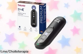 Increíble aparato Beurer BiteX Max para calmar picaduras al instante, olvídate de molestias y disfruta del momento con este chollazo que no puedes dejar pasar.