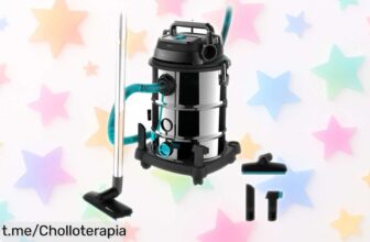 Increíble aspirador seco y húmedo Cecotec Conga Rockstar Wet & Dry Steel Neo Pro a un precio tirado, ¡aprovéchalo antes que se esfume!