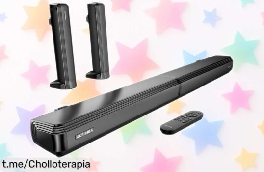 Increíble barra de sonido Ultimea Apollo S40 con altavoces desmontables y Bluetooth 5.3, ¡mejora tus series favoritas a un precio loco que no querrás dejar pasar!