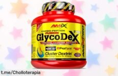 Increíble bebida energética AMIX GlycodeX Pro de 1,5 kg a precio loco para potenciar tus entrenos y recuperar músculo en un instante ¡Actúa ya antes de que se acabe!