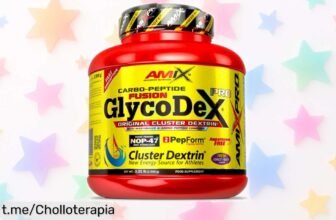 Increíble bebida energética AMIX GlycodeX Pro de 1,5 kg a precio loco para potenciar tus entrenos y recuperar músculo en un instante ¡Actúa ya antes de que se acabe!