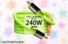 Increíble cable USB tipo C de 240W para Xiaomi, iPhone y Samsung con carga super rápida a un precio escandaloso que no puedes dejar pasar ¡Hazte con él antes de que desaparezca!