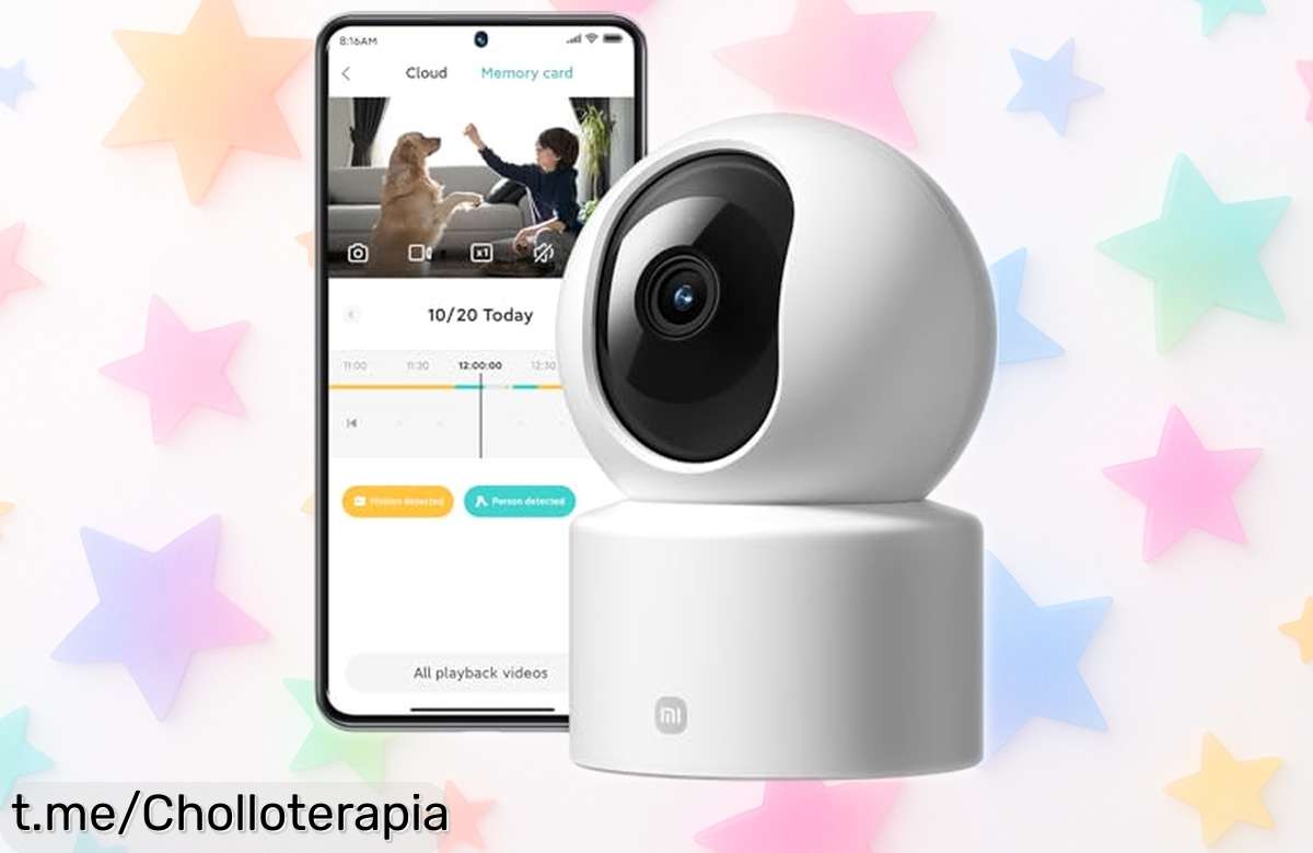 Increíble cámara de vigilancia Xiaomi C301 con 2K y visión nocturna a color, ¡su precio se ha reducido a un chollazo que no puedes dejar escapar!