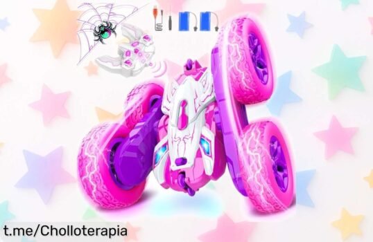 Increíble coche teledirigido Dreamlandia para peques, giros de 360°, batería doble y diversión asegurada ¡Aprovecha el precio tirado que no se repetirá!