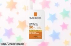 Increíble crema solar fluida invisible La Roche-Posay Anthelios UVMune 400 SPF 50+ a precio de escándalo, cuida tu piel sin pegajosidad y brilla en tu verano. ¡No te la pierdas!