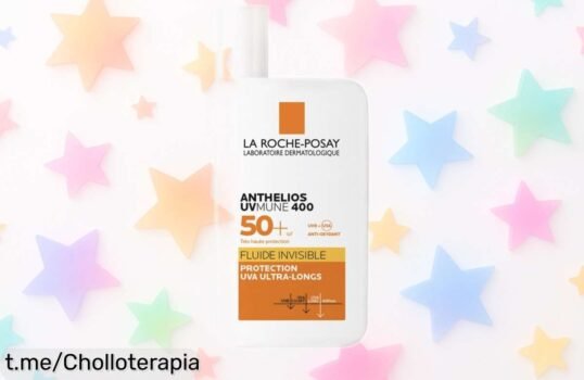Increíble crema solar fluida invisible La Roche-Posay Anthelios UVMune 400 SPF 50+ a precio de escándalo, cuida tu piel sin pegajosidad y brilla en tu verano. ¡No te la pierdas!