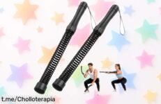 Increíble cuerda de batalla portátil 2 en 1 RELIFE que se convierte en barra para entrenar tu cuerpo; no te pierdas este ofertón y prepárate para sentirteMás fuerte cada día.