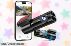 Increíble dashcam para el coche con pantalla de 1,47” y resolución brutal de 2.5K; aprovecha esta oferta imperdible y viaja más seguro ¡No te lo pierdas!