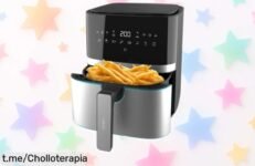 Increíble freidora de aire Cecotec de 5 litros y 1450 W, cocina sin aceite a un precio rebajado que hará feliz tu paladar ¡Aprovecha este chollazo antes que se acabe!