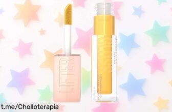 Increíble gloss labial Maybelline Lifter con ácido hialurónico, aplica brillo intenso y volumen al instante; no dejes pasar este ofertón que tu sonrisa merece ya.