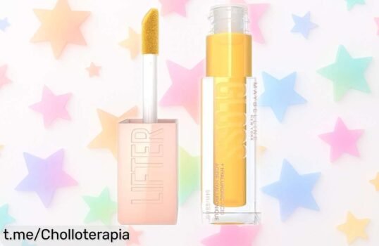 Increíble gloss labial Maybelline Lifter con ácido hialurónico, aplica brillo intenso y volumen al instante; no dejes pasar este ofertón que tu sonrisa merece ya.