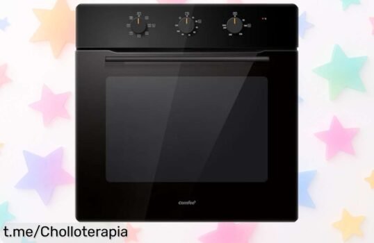 Increíble horno empotrable COMFEE que también es freidora de aire, con limpieza a vapor y puerta extraíble; ¡un ofertón para cocinar sano sin complicaciones en casa!