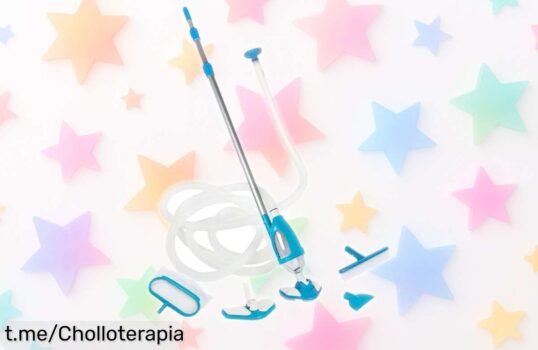 Increíble kit de limpieza para piscina Intex: 5 piezas esenciales y mango telescópico, ¡tu oportunidad de tenerla impecable a un precio que regala sonrisas!