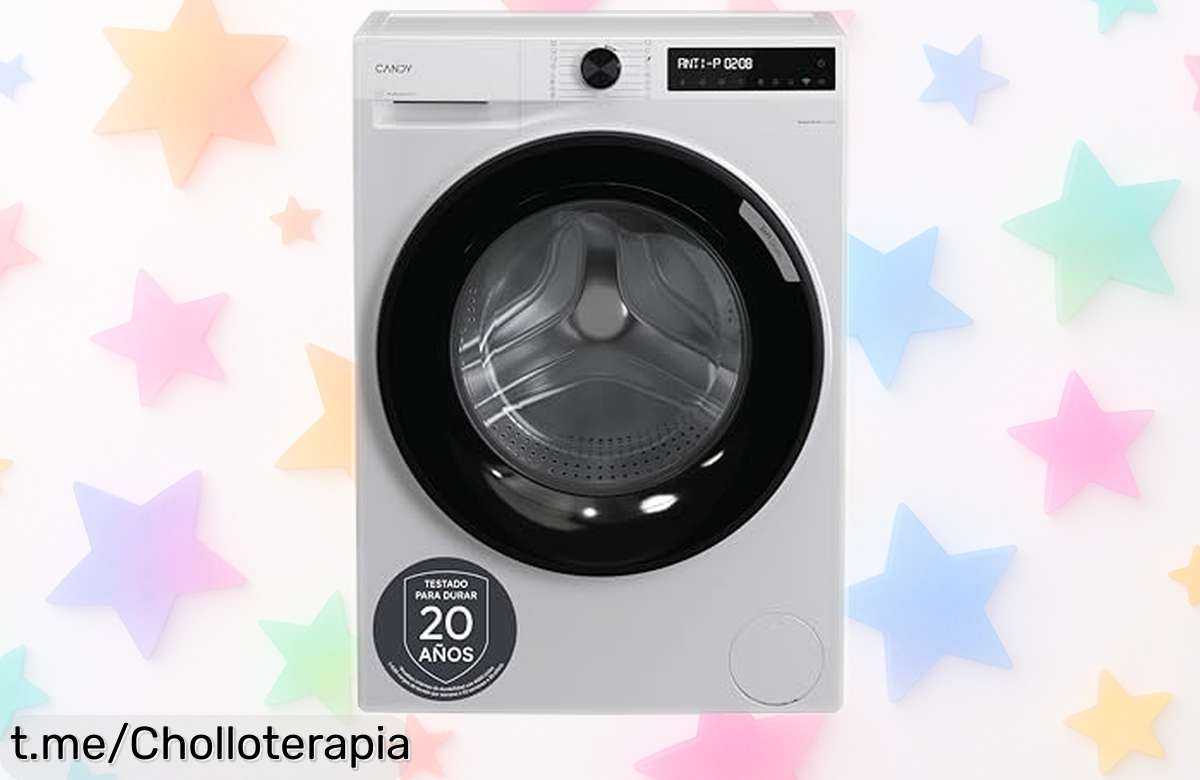 Increíble lavadora Candy ProWash 500 BR de 9 kg con wifi y motor silencioso, ¡aprovecha su precio rebajado y disfruta de la ropa impecable en un abrir y cerrar de ojos!
