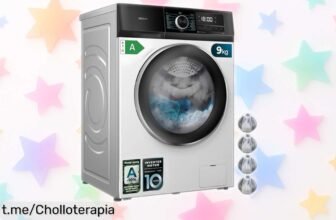 Increíble lavadora Cecotec Bolero Dresscode 9500 con motor inverter y 16 programas a un precio de locura que cuida tu ropa; ¡aprovéchalo antes de que se acabe esta oportunidad!