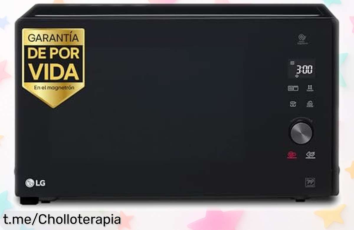 Increíble microondas con grill LG MH7265DPS a un precio rebajado que cocina al instante y ahorra energía, el chollo que tu cocina necesitaba para disfrutar cada comida.