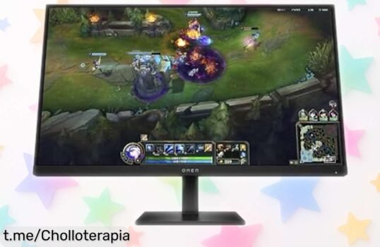 Increíble monitor gaming HP OMEN 27 G2: Pantalla IPS, 180 Hz y colores HDR impresionantes a un precio de ganga. ¡Eleva tus partidas antes de que se agote!