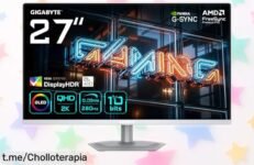 Increíble monitor gaming OLED de 27” GIGABYTE GO27Q24G, rebajado a un precio loco que hará tus partidas inolvidables. ¡No esperes más y disfruta la acción ahora!