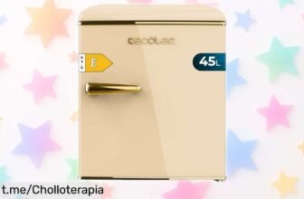 Increíble nevera pequeña Cecotec Bolero CoolMarket TT Origin 45, diseño retro de lujo a un precio irreal que no se repite: ¡Mantén tus bebidas y snacks siempre fríos ya!