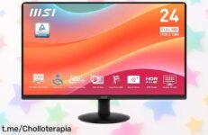 Increíble pantalla MSI Pro MP242L de 23,8” con tecnología IPS y 100 Hz ahora a un precio loco que hará tus días en la oficina súper fluidos. ¡No te quedes sin ella!