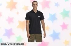 Increíble polo de entrenamiento Adidas Train Essentials, diseño New Lift y precio que te dejará boquiabierto, ¡no pierdas esta oportunidad!