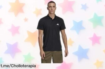 Increíble polo de entrenamiento Adidas Train Essentials, diseño New Lift y precio que te dejará boquiabierto, ¡no pierdas esta oportunidad!