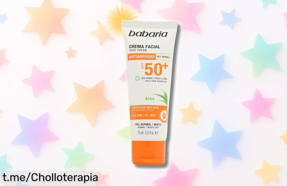 Increíble protector solar facial Babaria SPF 50 con aloe vera, skin al máximo y sin arrugas – ¡Hazte un favor y aprovecha esta oferta antes de que desaparezca!