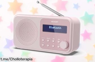 Increíble radio digital portátil Sharp DRP420 con Bluetooth y alarma a precio de escándalo—escucha tu música favorita en cualquier lugar antes de que se acabe esta oferta única.