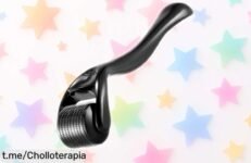 Increíble rodillo de microagujas ZEXIJOW para barba y pelo, 540 agujas que transformarán tu rutina en un super chollo de belleza. ¡No te lo pierdas, cuida tu imagen ya!