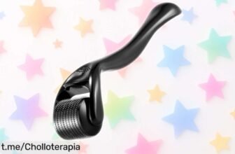 Increíble rodillo de microagujas ZEXIJOW para barba y pelo, 540 agujas que transformarán tu rutina en un super chollo de belleza. ¡No te lo pierdas, cuida tu imagen ya!