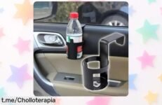 Increíble soporte multifuncional para botellas y tazas de coche, pack de 1 o 2 unidades a precio loco: ¡disfruta del camino sin preocupaciones y hazte con el tuyo ya!