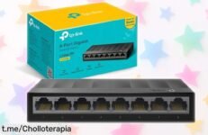 Increíble switch Ethernet de 8 puertos TPLink LS1008G a un precio loca: conecta tus dispositivos al instante y sin complicaciones, ¡no dejes escapar esta oportunidad única!