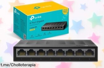 Increíble switch Ethernet de 8 puertos TPLink LS1008G a un precio loca: conecta tus dispositivos al instante y sin complicaciones, ¡no dejes escapar esta oportunidad única!