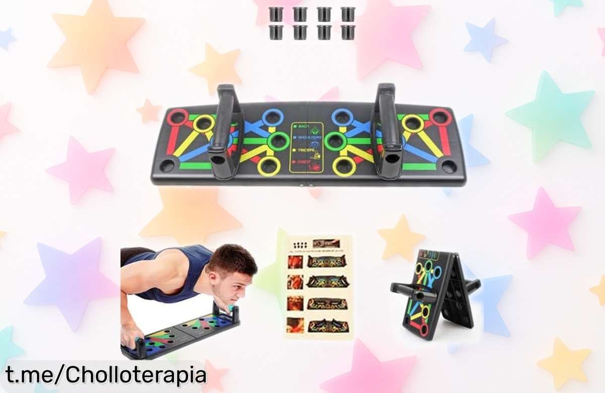 Increíble tabla multifunción Magic Select 14 en 1, ¡con precio de ganga que flipa! Entrena tu fuerza y disfruta del entrenamiento desde hoy mismo.