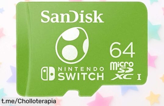 Increíble tarjeta microSD SanDisk de 64GB para Nintendo Switch, ideal para tus juegos a toda velocidad y ahora con un precio loco, ¡no te quedes sin la tuya!