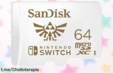 Increíble tarjeta microSD SanDisk de 64GB para Nintendo Switch, ¡rebajada a un precio loco y lista para que guardes tus juegos y momentos sin preocupaciones!