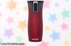 Increíble vaso unisex Contigo Westloop que mantiene tus bebidas perfectas y aguanta todo el día, ¡un ofertón a precio tirado que no puedes dejar pasar!